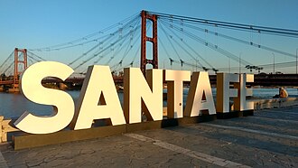 Vista representativa de Santa Fe
